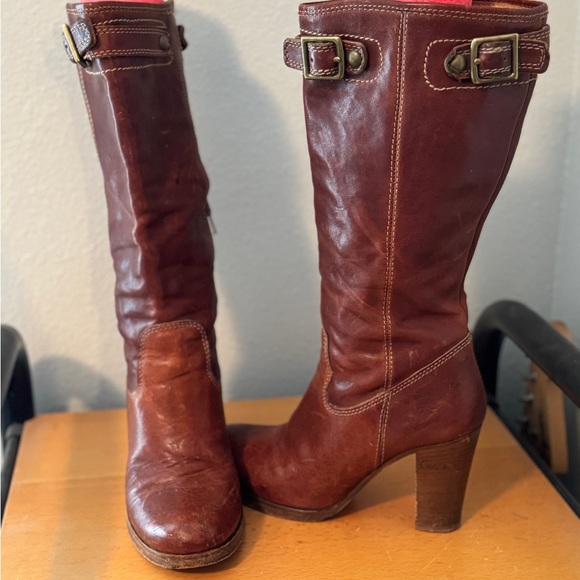 Coach Boots in Chestnut Brown - Picture 2 of 6